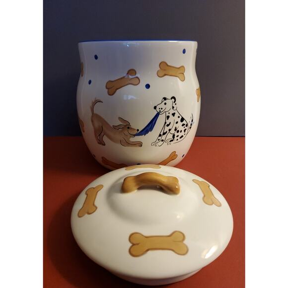 Ceramic Dog Treat Jar - Picture 3 of 4